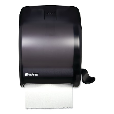 San Jamar Element Lever Roll Towel Dispenser, Classic, 12.5 x 8.5 x 12.75, Black Pearl T950TBK